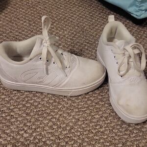 White Heely Sneakers